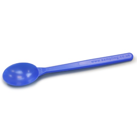 10ml Measuring Spoon Blue Recyclable Polystyrene (PS) – Made in UK